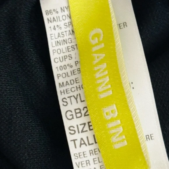 Gianni Bini Black Pink White Leopard Print Swimwear Bikini - Picture 5 of 10